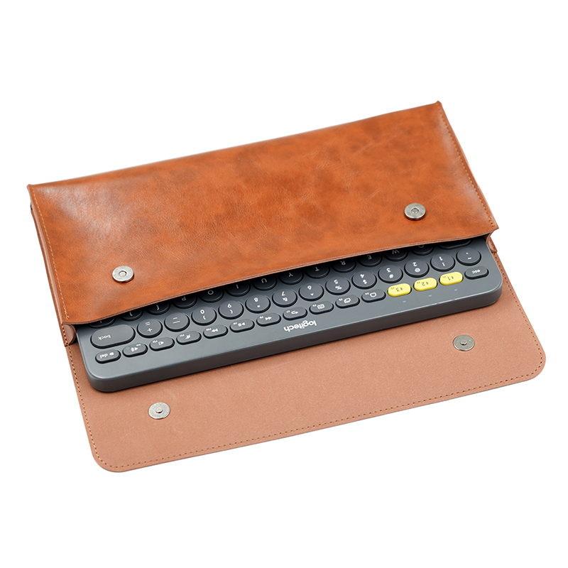 Laptop Accessories Travel Case - Planck 용 PU 가죽 키보드 운반