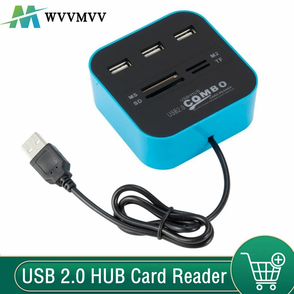Laptop Accessories All In One - 3포트 USB 2.0 허브 콤보 USB