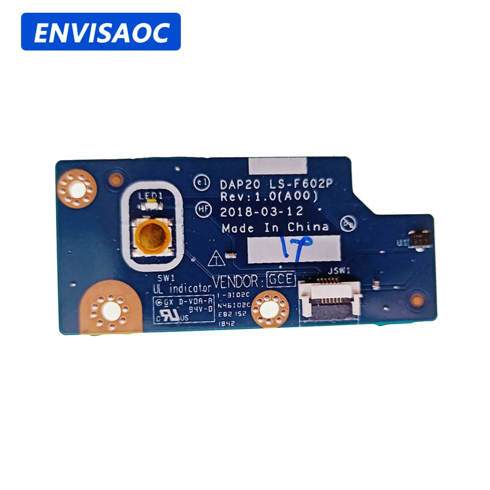 Laptop Repair Accessories - Dell Precision 노트북 전원 버튼 보드,