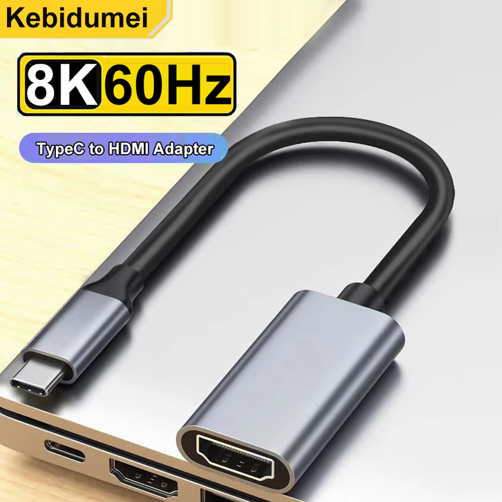 Laptop Accessories Hub - 8K USB C-HDMI 어댑터 4K 120Hz/2K