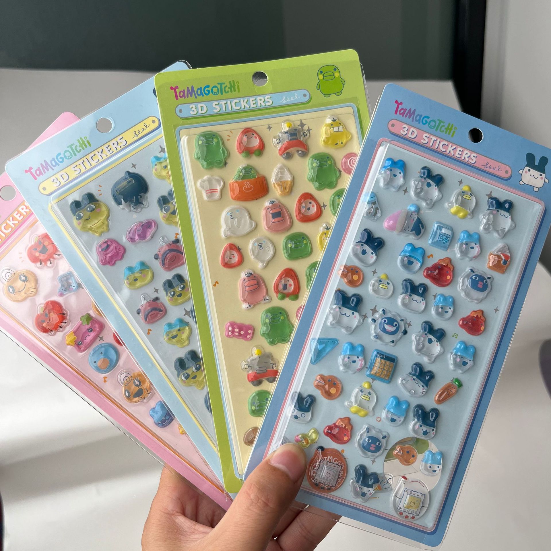 Laptop Accessories Wholesale - 귀여운 다마고치 3D 퍼피 스티커 레트로