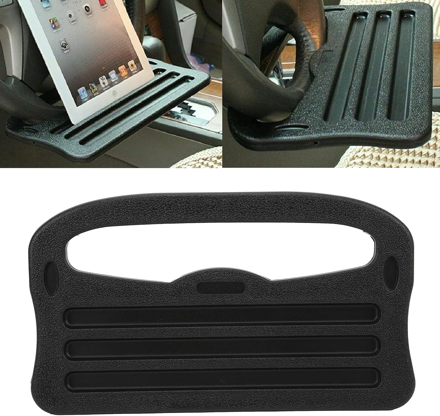 Laptop Accessories Organizer - 2in1 자동차 스티어링 휠 트레이 자동차