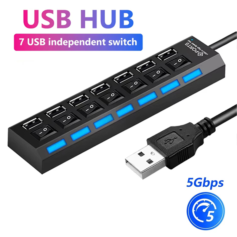 Laptop Accessories Wholesale - 노트북 컴퓨터 액세서리용 7 포트 USB