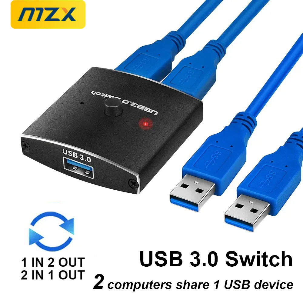 Laptop Accessories Hub - MZX 양방향 USB 3.0 스위치 KM