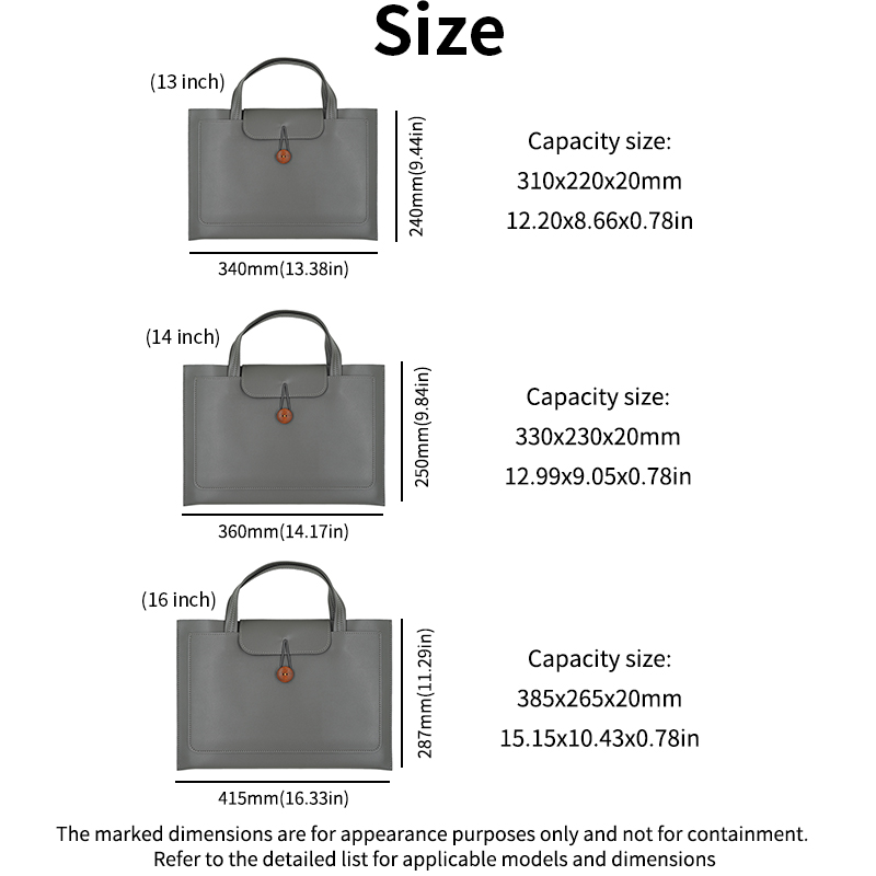가볍고 미니멀한 13/14/15/16인치 노트북 가방  - Laptop Accessories Travel Case 리뷰 및 가격
