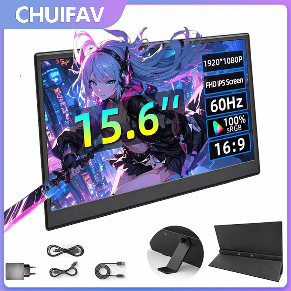 CHUIFAV 15.6인치 휴대용 모니터 노트북 노트북 - Xbox Laptop Accessories 리뷰 및 가격