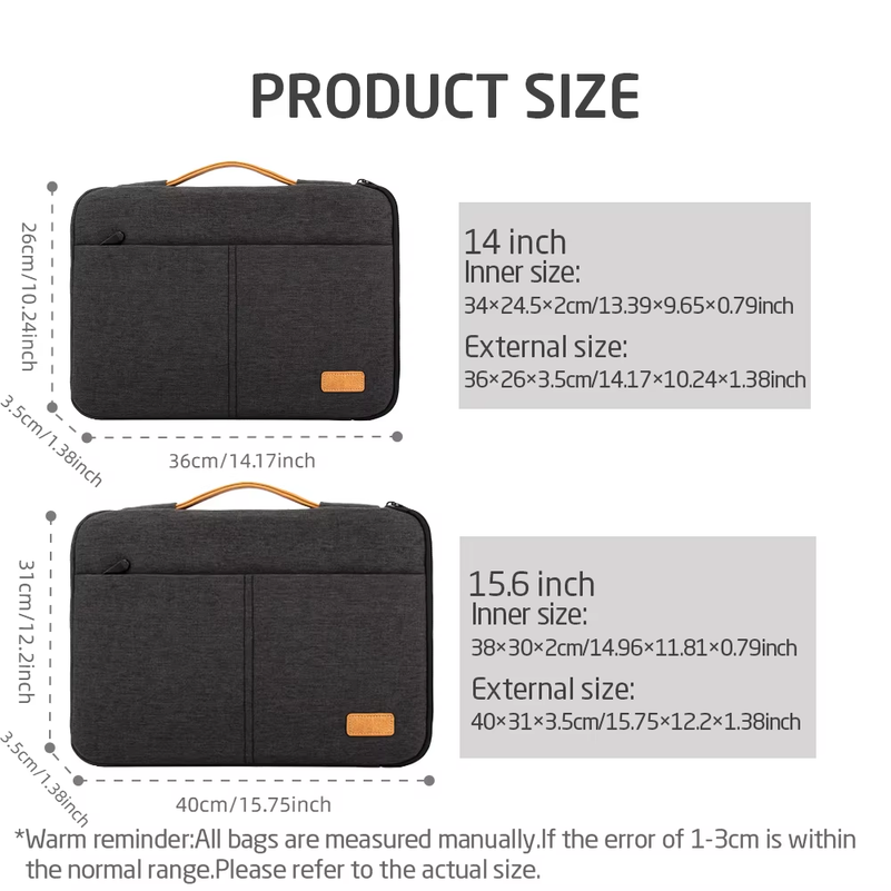 노트북 슬리브 가방 14 15.6 인치 노트북 파우치  - Laptop Accessories Travel Case 리뷰 및 가격
