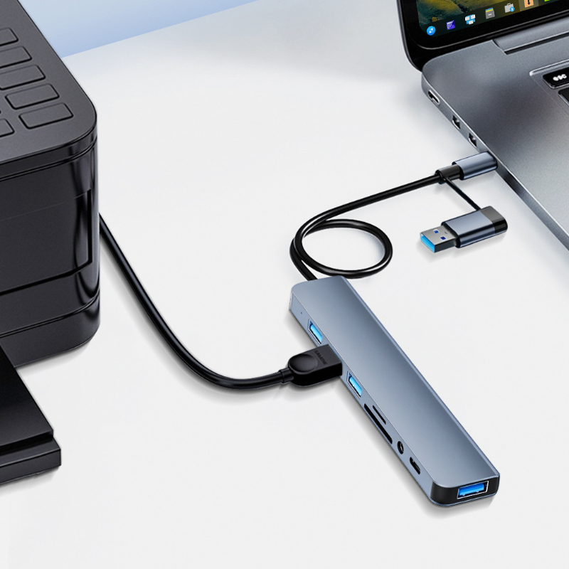 8포트 USB C 스플리터 USB 허브 타입 C 확장기 - Laptop Accessories Hub 리뷰 및 가격