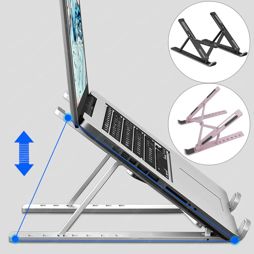 노트북 스탠드 휴대용 접이식 노트북 브래킷 조정 가능한 - Laptop Accessories Organizer 리뷰 및 가격