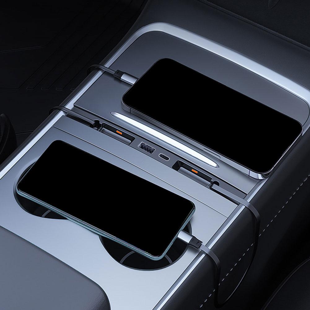 테슬라 모델 3/Y/YL용 차량 중앙 제어 도킹 스테이 - Usb C Docking Hub 리뷰 및 가격