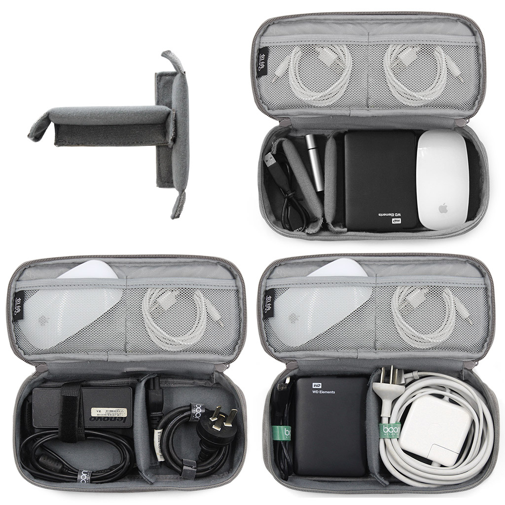노트북 충전기 AC 어댑터 마우스 코드, USB 이어폰 - Laptop Accessories Travel Case 리뷰 및 가격