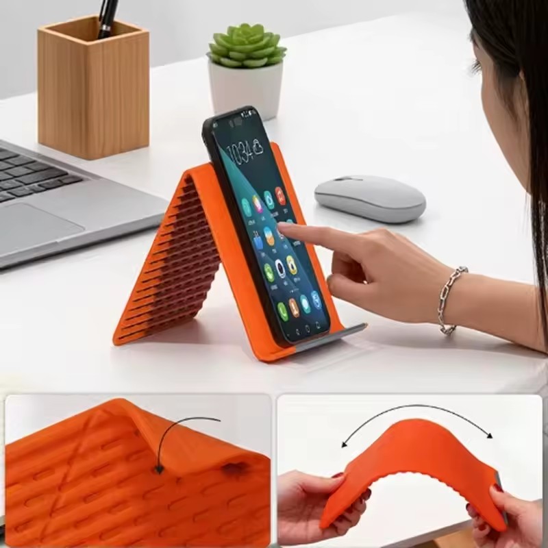 휴대용 실리콘 폰/태블릿/노트북 거치대, 창의적인 접이 - Laptop Accessories Organizer 리뷰 및 가격
