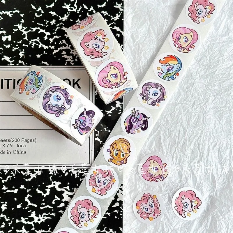 500개/롤 만화 마이 리틀 포니 스티커 귀여운 DIY - Laptop Accessories Wholesale 리뷰 및 가격