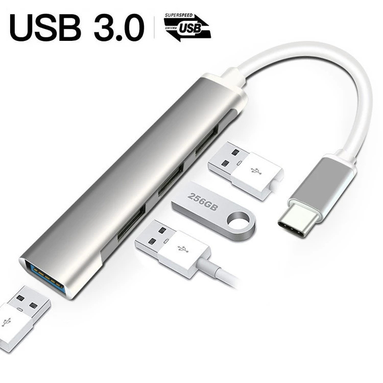 USB C 허브 3.0 C 타입 3.0 2.0, 4 포 - Laptop Accessories Hub 리뷰 및 가격