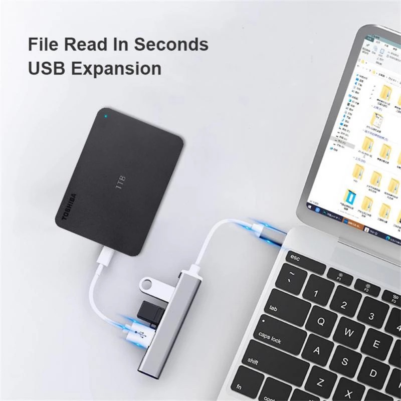 USB C 허브 3.0 C 타입 3.0 2.0, 4 포 - Laptop Accessories Hub 리뷰 및 가격