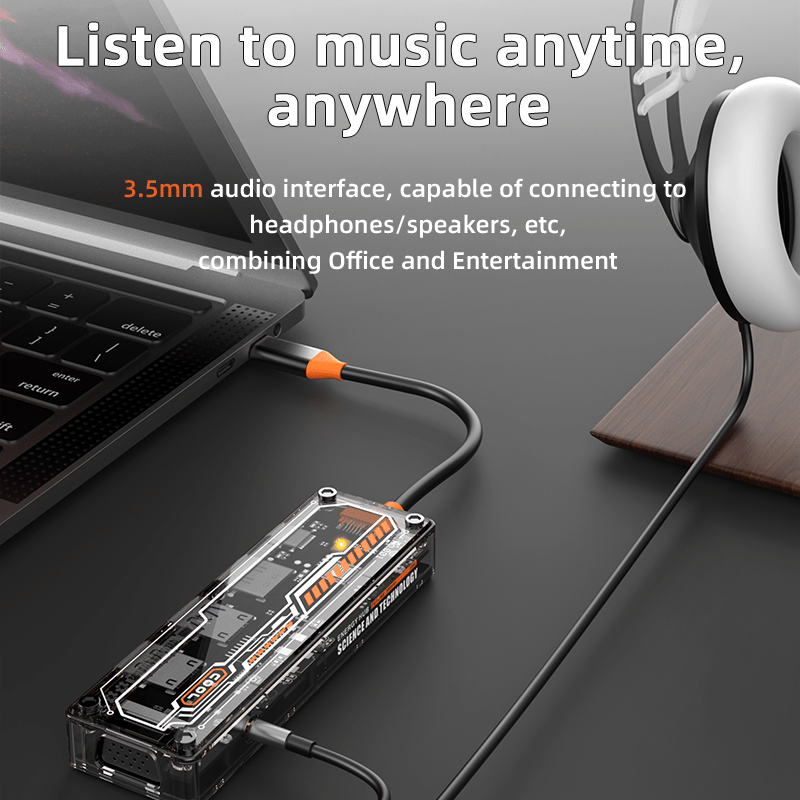 맥북 프로/에어용 6-in-1 USB-C 허브, 타입- - Usb C Docking Hub 리뷰 및 가격