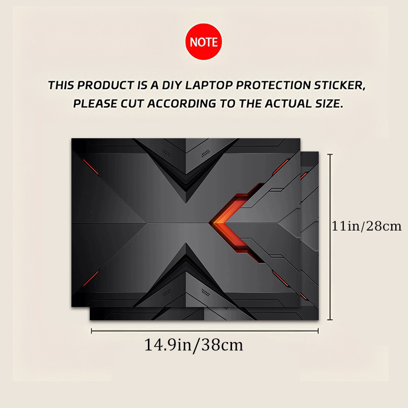 2개의 노트북 스티커 다채로운 겹치는 물결 모양 보호  - Laptop Accessories Msi 리뷰 및 가격