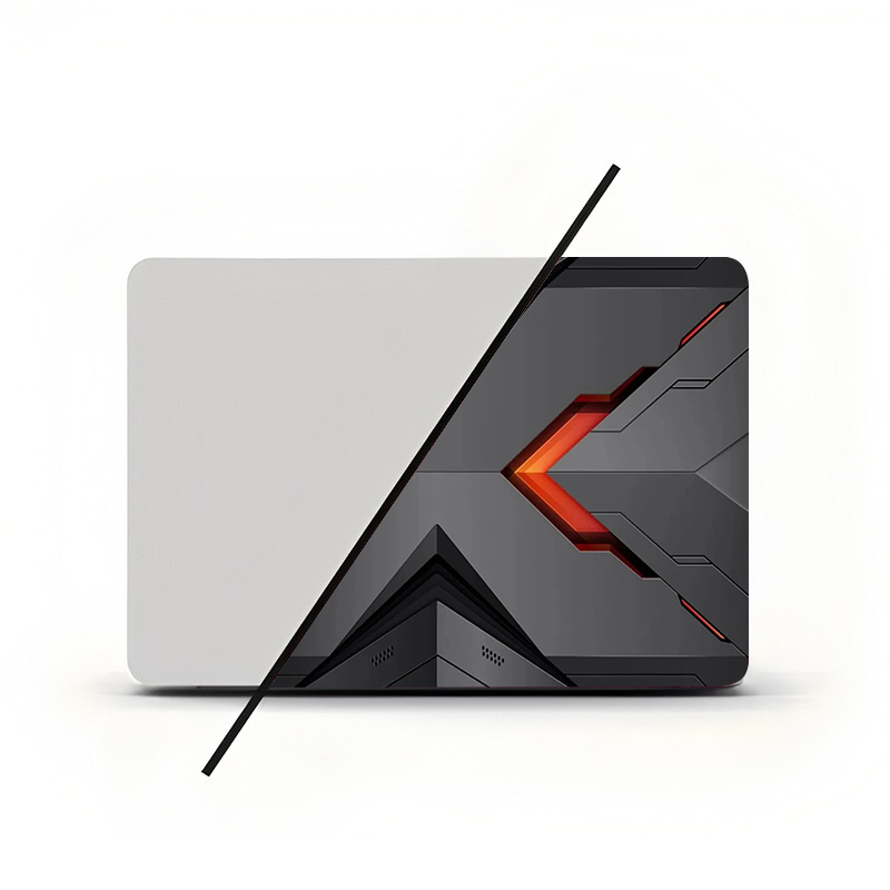 2개의 노트북 스티커 다채로운 겹치는 물결 모양 보호  - Laptop Accessories Msi 리뷰 및 가격