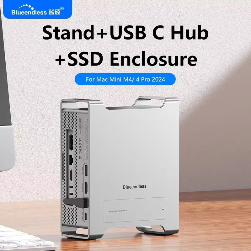 미니 M4 스탠드 허브 독 USB C 도킹 스테이션 1 - Usb C Docking Hub 리뷰 및 가격