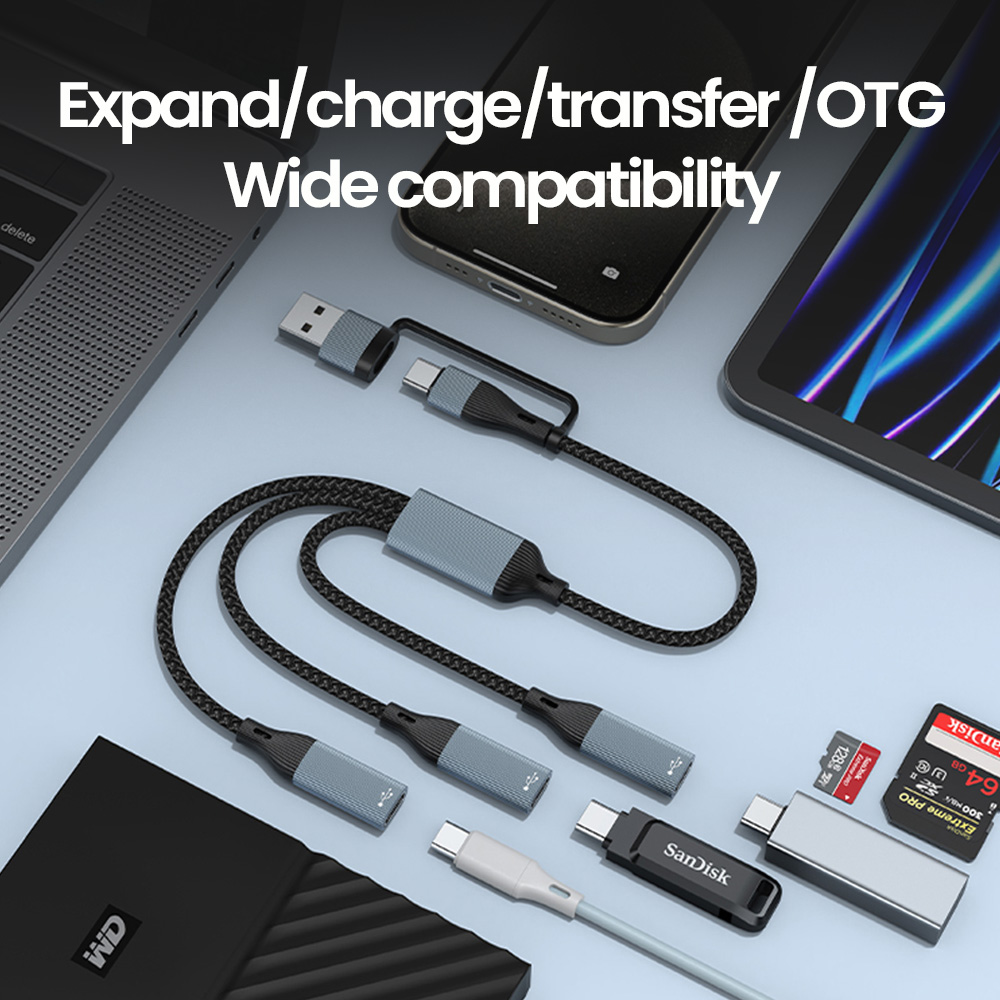 Olaf Hub USB 유형 C-3 포트 USB C 분 - Laptop Accessories Hub 리뷰 및 가격