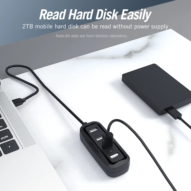 Vention USB 2.0 허브 4 포트, Lenov - Laptop Accessories Hub 리뷰 및 가격