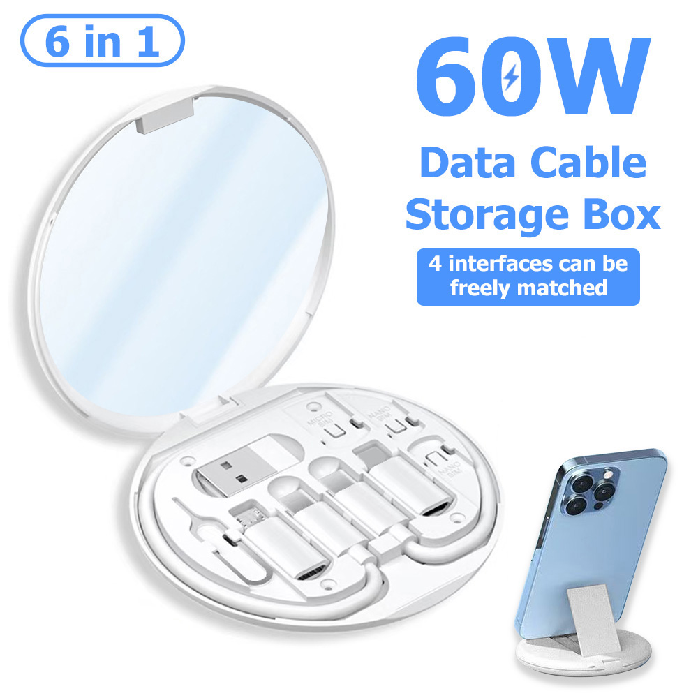 6-in-1 60W 다기능 충전 케이블 세트 데이터 케 - Laptop Accessories All In One 리뷰 및 가격