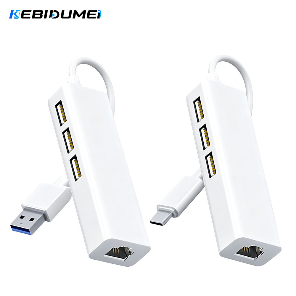 KEBIDUMEI 4 in 1 100Mbps RJ45  - Laptop Accessories Hub 리뷰 및 가격