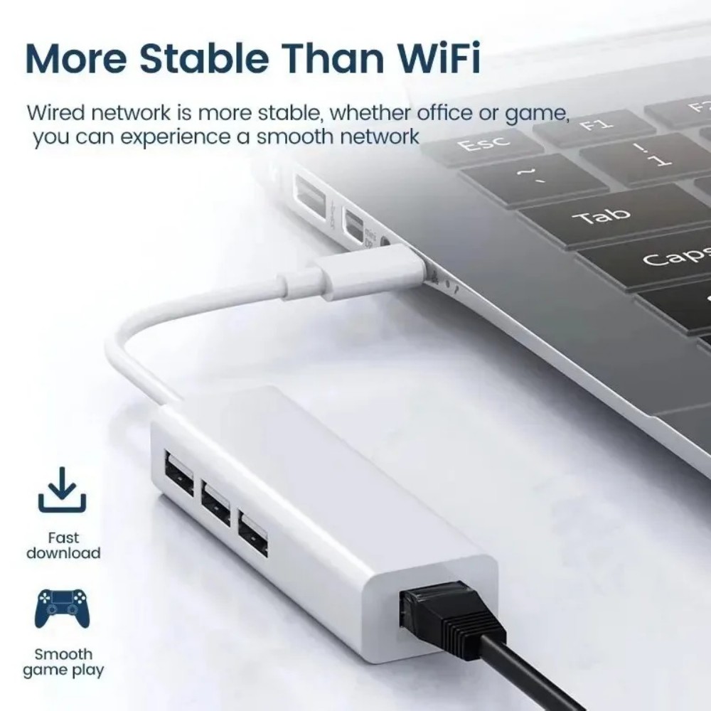 KEBIDUMEI 4 in 1 100Mbps RJ45  - Laptop Accessories Hub 리뷰 및 가격