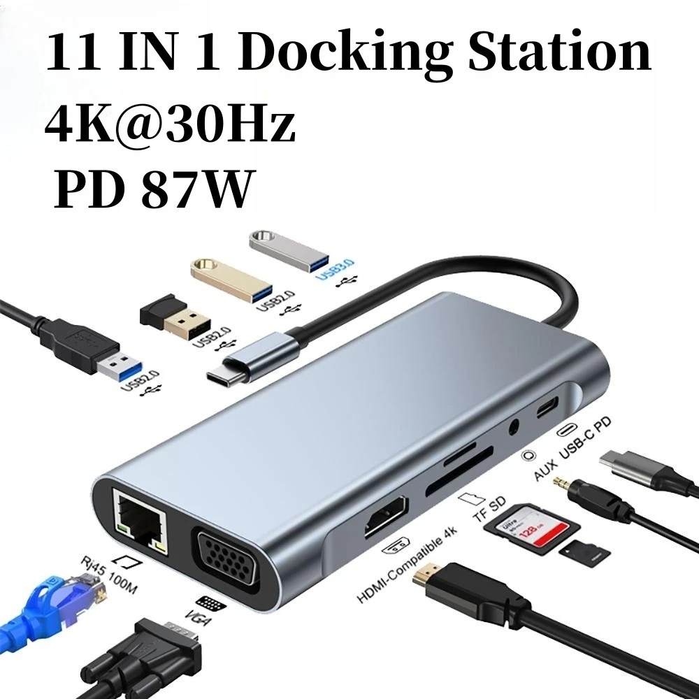 4/7/8/11in1 도킹 허브 Mac 멀티 인터페이스 - Usb C Docking Hub 리뷰 및 가격