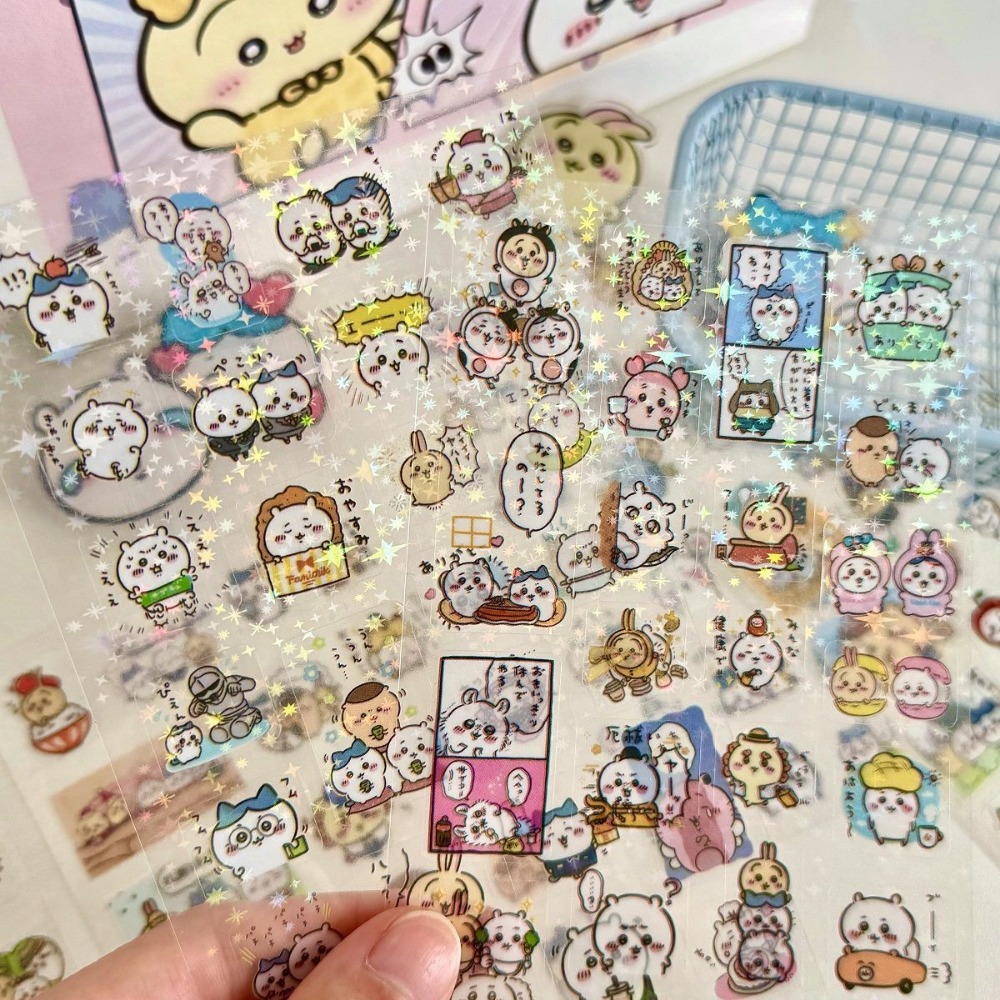 30Pcs Chiikawa 레이저 스티커 만화 방수 스 - Laptop Accessories Wholesale 리뷰 및 가격