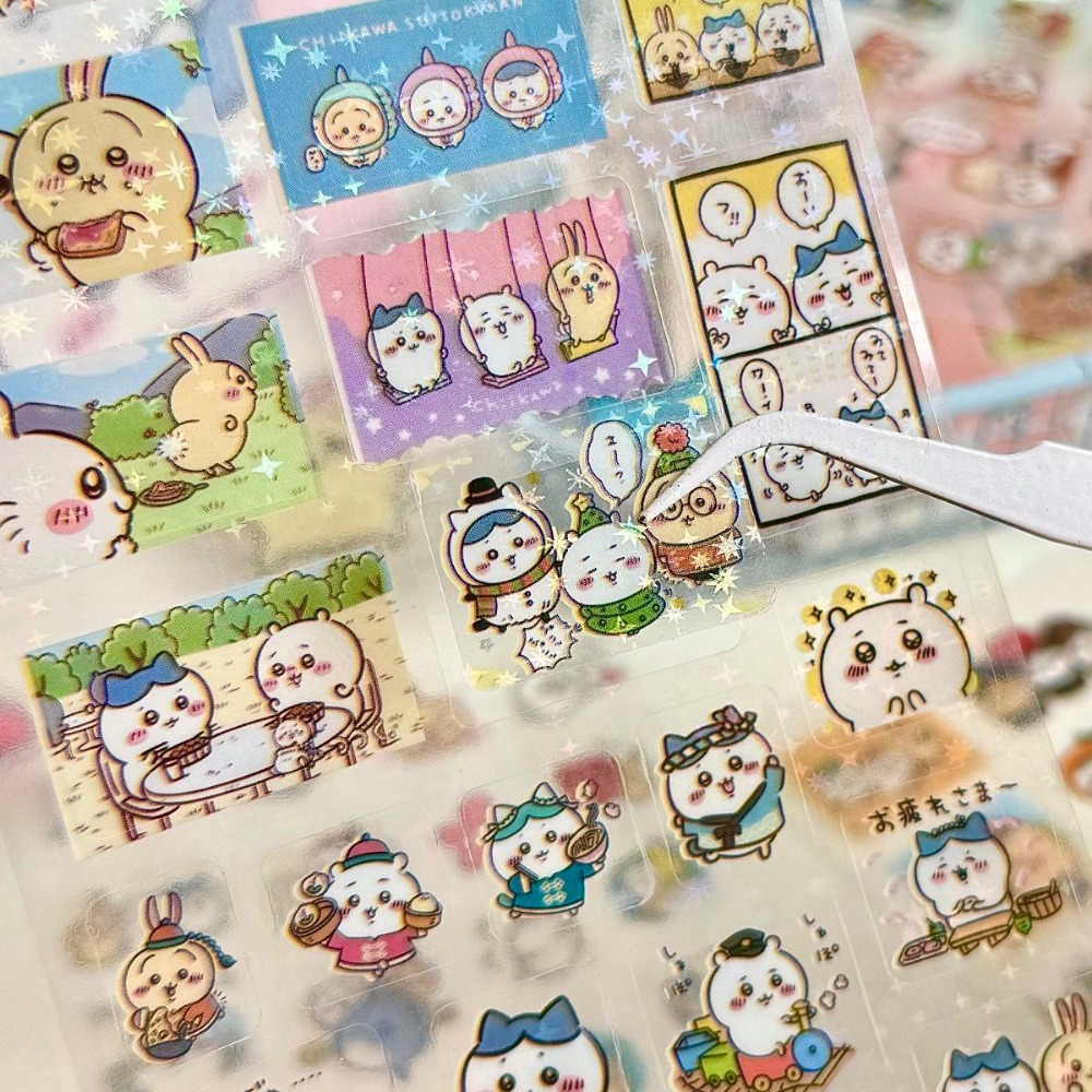 30Pcs Chiikawa 레이저 스티커 만화 방수 스 - Laptop Accessories Wholesale 리뷰 및 가격