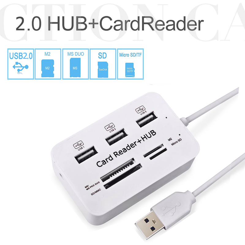 USB 허브 2.0 3 포트 TF 마이크로 SD 카드  - Laptop Accessories All In One 리뷰 및 가격