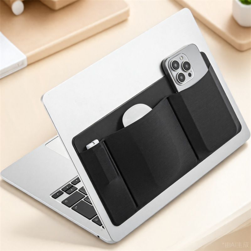자가 접착식 마우스 보관 파우치, 3M 테이프가 있는  - Laptop Accessories Organizer 리뷰 및 가격