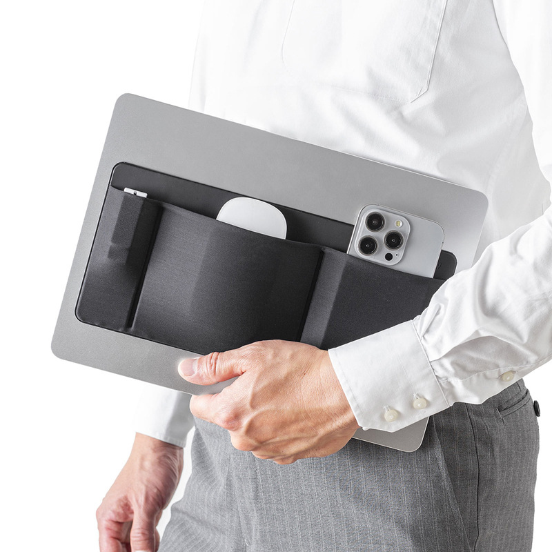 자가 접착식 마우스 보관 파우치, 3M 테이프가 있는  - Laptop Accessories Organizer 리뷰 및 가격