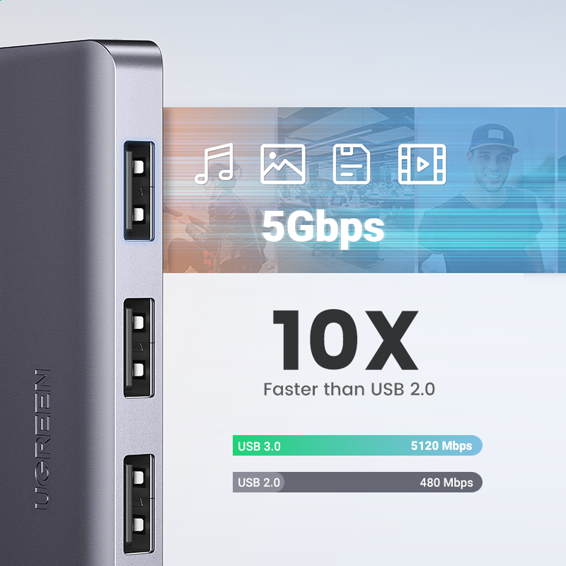 UGREEN USB 허브 4 포트 USB-A 분배기 마 - Xbox Laptop Accessories 리뷰 및 가격