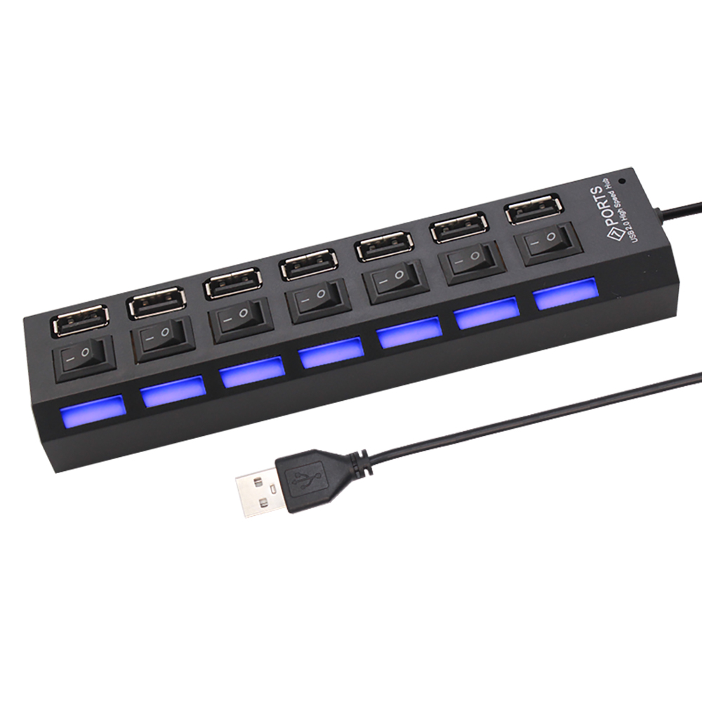 노트북 컴퓨터 액세서리용 7 포트 USB 2.0 허브  - Laptop Accessories Wholesale 리뷰 및 가격
