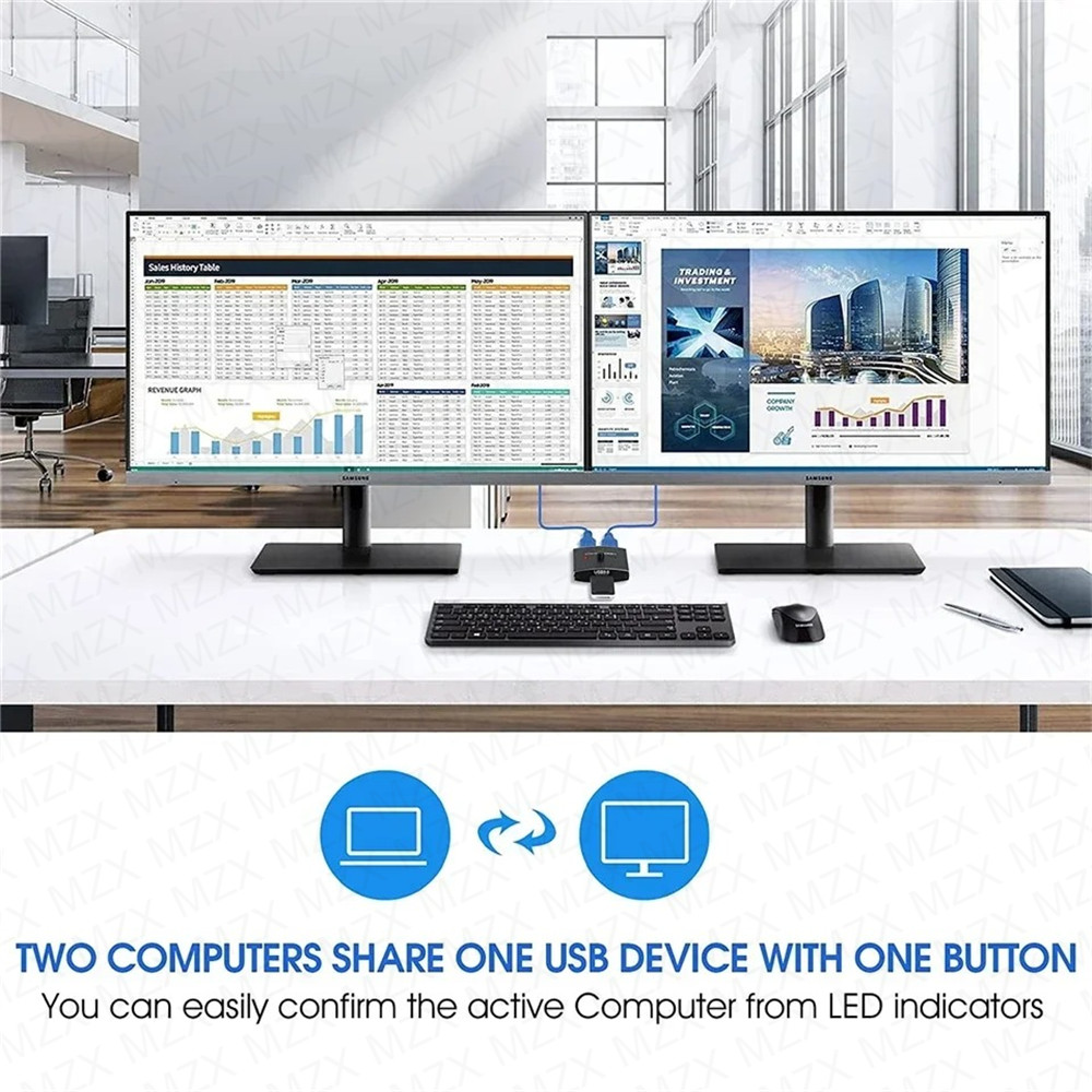 MZX 양방향 USB 3.0 스위치 KM 스위처 선택기 - Laptop Accessories Hub 리뷰 및 가격