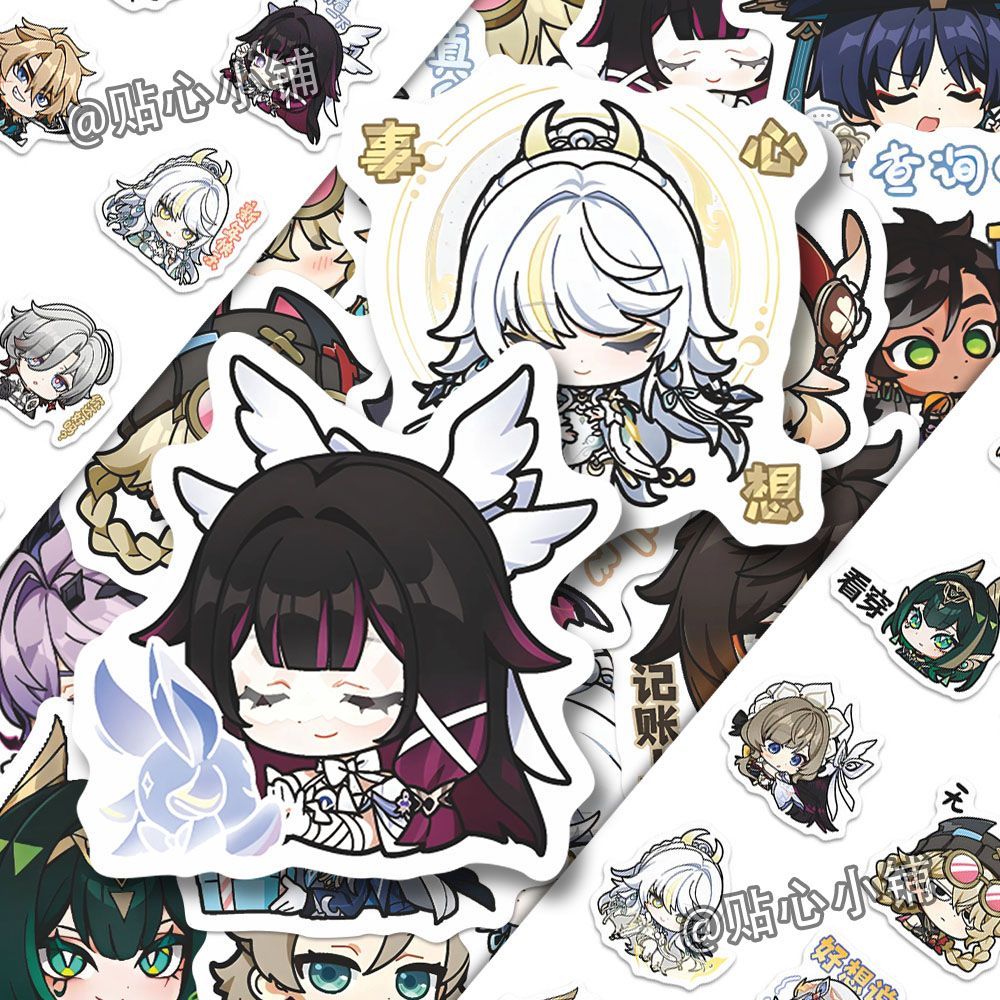 64PCS Genshin Impact Moon Maid - Laptop Accessories Wholesale 리뷰 및 가격
