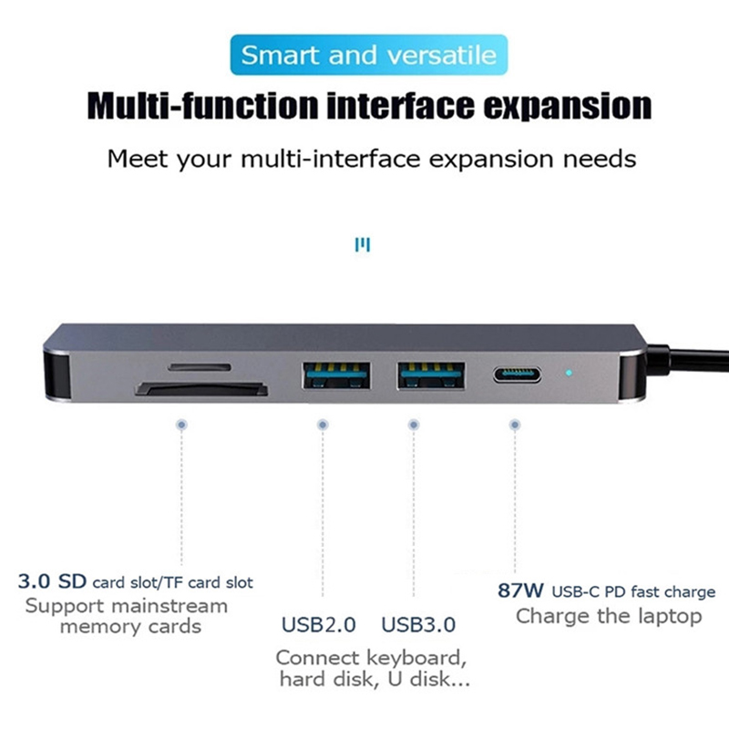 6 in 1 PD 타입 C 도킹 스테이션 MST 멀티  - Usb C Docking Hub 리뷰 및 가격