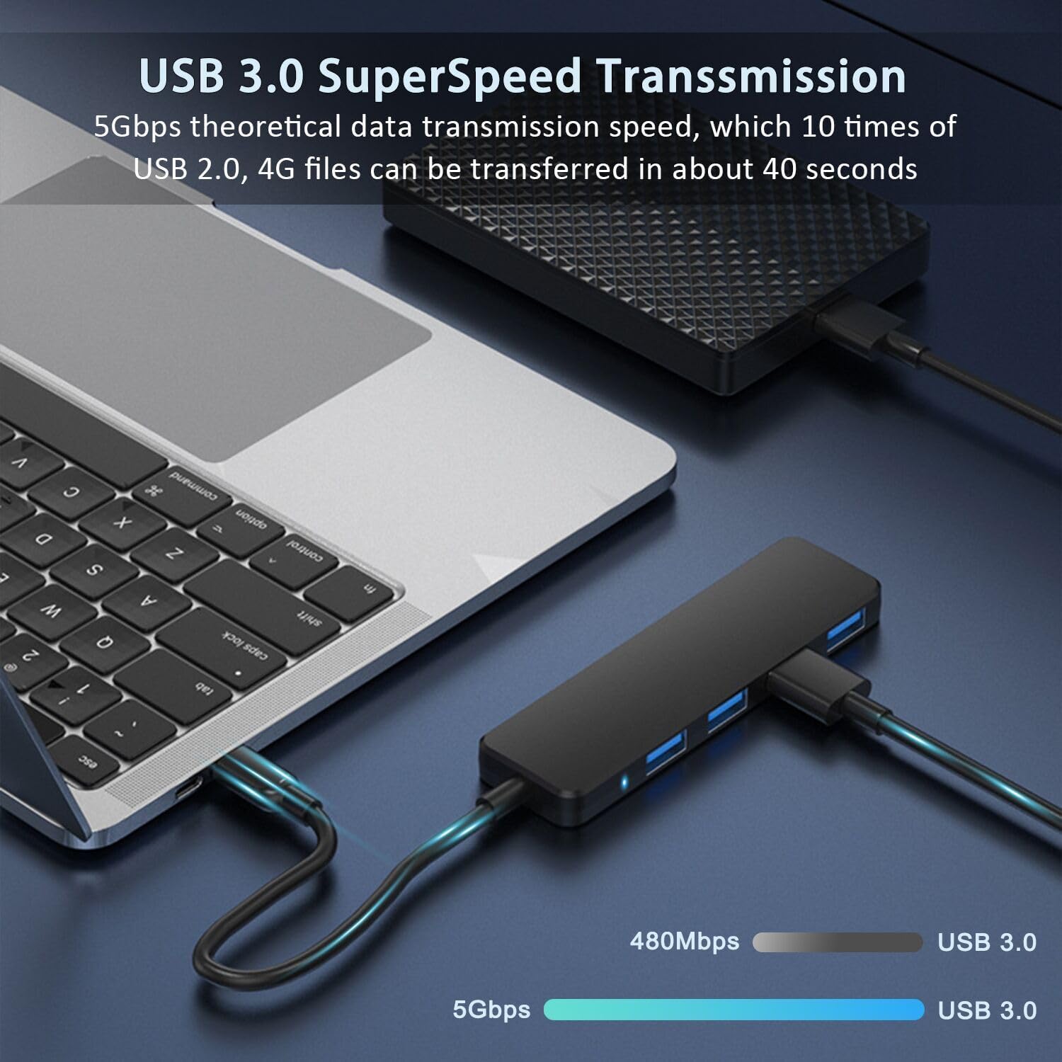 USB 3.0 허브 4 포트 USB 허브 USB 분배기 - Laptop Accessories Hub 리뷰 및 가격